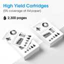 05A Toner Cartridge High Yield Compatible for HP CE505A Replacement for HP P2035 P2035N 2035N P2055DN 2055DN P2030 P2050 P2055X P2055D Printer (2 Black)