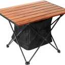ROCK CLOUD Portable Camping Table Ultralight Aluminum Camp Table with Storage Bag Folding Beach Table for Camping Hiking Backpacking Outdoor Picnic, Size M, Medium