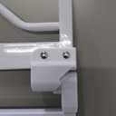 Baby Gate No Drilling, 29"-40" Auto Close Dog Gate Indoor for Doorways & Stairs, Pressure Mounted Adjustable Pet Gate, Easy Walk Through Child Gate for Children & Pets Stroller Friendly, White