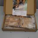 Squirrel Feeders for Outside, Squirrel House for Outdoor - Chipmunk Feeder, Squirrel Food for Backyard Squirrels Hold Corn & Corn Cob & Peanuts (Brown)