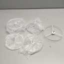 BESTOYARD DIY Pendant Light Frame for E27 Bulbs Iron Hanging Lamp Bracket Adjustable Design Round and Square Shapes for Home Decor and Ceiling Lighting