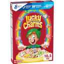 Lucky Charms Gluten Free Cereal with Marshmallows, Kids Breakfast Cereal, Made with Whole Grain, 10.5 oz (EXP 06/25/26)