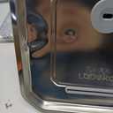 Stainless Steel Cat Water Fountain 135oz/4L:Battery Operated Wireless Cat Fountains for Drinking Indoor, Automatic Pet Water Dispenser with Ultra Quiet Pump,Multi-Filtration(2Filters)