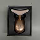 ELISHINE 7 Color Face and Neck Massager Light Therapy, Red Light Based Facial Massager for Skin Care, Firming, Smoothing (Rose Golden)