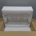 HMYHUM Acrylic Stand, 3 Tier Liquor Display for Home Bar, Stepped Acrylic Rack Freestanding Floor, Liquor Cabinet for Whiskey with Fences, Large-Capacity Alcohol Storage for Living Room