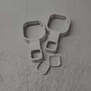 Wall Mount Holder for eero 6 and for eero 6+ Router Mesh Wi-Fi System  No Messy Wires, Space-Saving Outlet Wall Mount Holder for eero 6 Plus Extender, Stand Bracket for eero 6+ (White-2pcs)