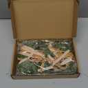 12 Pcs Christmas Pine Taper Candle Rings Wreaths with Velvet Bow Ribbon 1.38 Inch Mini Taper Candle Holder Decorations for Xmas Holiday Church Home Table Centerpiece Candlesticks(Brown)