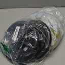 4 Pack 8 Inch Wheelchair Walker Wheels, Rubber Walker with Wheels Anti-Slip PU Tires Wheelchair Wheel Replacement Durable ABS Hub Easy Install Front Wheel