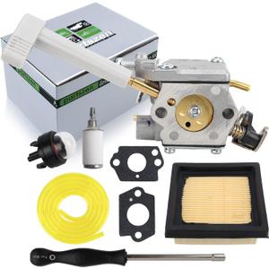 Carburetor for Homelite 308054093 Walbro WT-1086 42CC BP Blower with Air Filter Fuel Filter Line