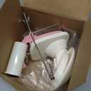 SPEENSUN Yarn Winder for Crocheting, Yarn Spinner, 3.5 OZ Easy-to-Install and Efficiently Yarns Cake Winder with Lower Noise for Yarns Below Size 5, Best for Crochet and Knitting Lover (White-Pink)