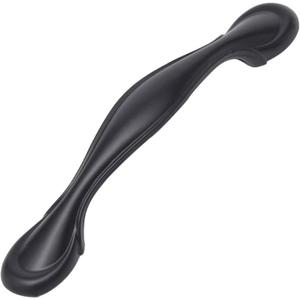 30 Pack Kitchen Cabinet Handles Black Metal Stainless Steel Kitchen Drawer Pulls Cupboard Handles Cabinet Hardware Cabinet Pulls -3-3/4 (96mm) Hole Center