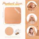 Preboun 4 Pcs Muslin Hooded Baby Towels,32"x 32" Cotton Newborn Bath Towel Muslin Infant Baby Blankets Absorbent Unisex Newborn Registry Gift for Girls Boys(Warm Colors)