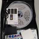 50 FT LED Lights For Bedroom, Music Synchronized RGB Color Changing LED Strip Lights, With 44 Key Infrared Remote Control and Application Control, Room Home Living Room Kitchen Decoration Party