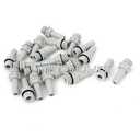 Lilianos 20pcs Pipe Fitting Coupler Adapter 1/4BSP Thread x 8mm Hose Barb Fuel Gas Water