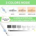 KOBAIBAN A3 Magnetic Light Box for Tracing, Rechargeable Diamond Art Light Board with Side Physical Buttons, 3 Color Light Modes Super Bright Light Pad for Diamond Painting, Weeding Vinyl (White)