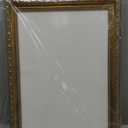 Poster Palooza 10x16 Frame Gold Antique Solid Pine Wood Picture Frame with UV Acrylic Plexiglass, Foam Board Backing & Hanging Hardware Included