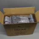 BAGAIL Plastic Hangers 50 Pack with Non-Slip Design,0.2 Inches Thick, 360Swivel Hook Space Saving Organizer for Bedroom Closet,Shirts,Pants(Grey- S Shaped) (Gray)