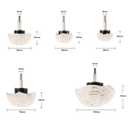 11 Pcs Buffing Wheel Set for Drill, Polishing Tool Kit, 1/4 Hex Shaft Cotton Grinding Head for Rotary Tools
