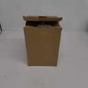 Holismo Kitchen Countertop Compost Bin, Odor Resistant Indoor Compost Bin with Lid and Charcoal Filter, Rust Resistant Coated Compost Bucket, Compost Container, Gray (Medium)