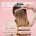 MONDAY HAIRCARE Moisture Shampoo + Conditioner Bathroom Set (2 Count) 27 oz Each for Dry, Coarse, Stressed, Frizzy Hair, Made with Coconut Oil, Rice Protein, Shea Butter and Vitamin E