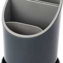 Joseph Joseph Dock Cutlery Drainer and Organizer, Dark Grey/Grey
