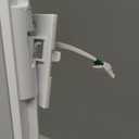 DA97-12624A Refrigerator Door Flipper Assembly Compatible with Samsung RF323TEDBSR, Sam-Da97-12624a Refrigerator Door Mullion with Heater Replaces 3319840 AP5623125 PS4176633 EAP4176633