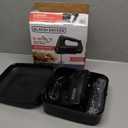 6-Speed Easy Storage Hand Mixer with 5 Attachments & Storage Case, Black (Basic)