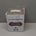 LKYEVCO 3 in 1 Electric Lumbar Support Pillow,Back Massager with Heat, Vibration, Traction,Lumbar Massager Support Pillow adjustable Height for Bed and Chair for Relief Deep Tissue,Waist Wedge Bolster