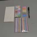 Jutom 38 Pcs Bible Journaling Study Kit for Women, Book Annotation Supplies with Highlighters Pens, Tabs, Sticky Notes, Markers for Christian Office Bible Study Supplies(Light Color, Square)