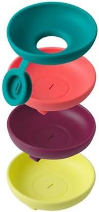 KFASANOMDZ Silicone Popsicle Holders for Kids, Ice Cream Holder to Prevent Drips on Hands, Catch Before Dripping, Reusable for Popsicles, Ice Cream-4count, Set of 2