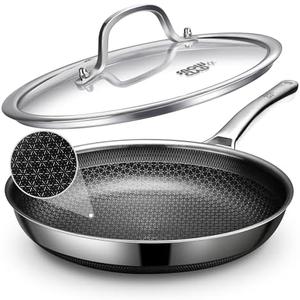 Yonida Non Stick Frying Pans, 12-inch with Lid, Induction Compatible Cooking Pan, PFOA Free Cookware