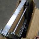 Mytee Products 3 Rung Pull-Out Trailer Step Ladder with Standing Platform Folding Truck Step Galvanized Steel for Use with Trucks, Trailers and RV's