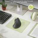seenda Ergonomic Mouse Wireless, MOU-302 Bluetooth Vertical Mouse Rechargeable, Volume Knob, Silent Mice & 1000/1600/2400 DPI, 3 Multi-Device Connection for Windows/PC/Laptop/Mac/MacBook, Black