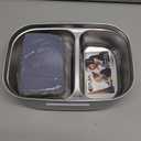 Heated Lunch Box for Men&Women - 80W Electric Lunch Box for Adults with Dual 1.5L 304 Stainless Steel Containers Fast Heating Portable Food Warmer for Car&Truck Travel lonchera electrica (Gray)