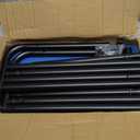 Elevated Dog Bed for Large Dogs, Washable Raised Cot with Skid-Resistant Feet, Waterproof Cooling Dog Beds with Oxford Cloth, Indoor/Outdoor Use, Blue 50in (XL- 50.8"x 31"x 8")