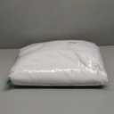 BRILLMAX 4 Pack White Tablecloths 90 x 132 Inch for 6ft Rectangle Tables - 150 GSM Polyester Fabric, Floor Length Drop, Water, Stain & Wrinkle Resistant Cloth Cover for Wedding Reception Banquet