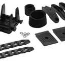 Multi Purpose Holder for Car Roof Rack Cross Bars for Carrying skis, ski Poles, Kayak Paddles, Spades, Shovels | Universal Mount- Qty -2