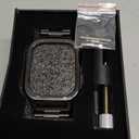 MioHHR Stainless Steel Band and Case Compatible with Apple Watch Band 45mm, Men Metal Protective Bumper Cover for iWatch Series 9/8/7, Space Gray