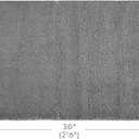 Madison Park Marshmallow Super Soft & Absorbent Bath Rug, 20 x 30, Grey