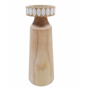 HD Designs Wood Large Candle Holder 8