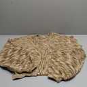 SHENHE Women's Color Block Open Front Long Sleeve Ribbed Knit Cropped Cardigan Sweaters XS