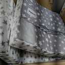 Toddler Travel Bed, Portable Toddler Bed & Chair 2-in-1  Convertible Travel Crib with Storage Pockets, Built-waterproof Oxford Cloth, Easy,Washable Covers,Soft Dutch Velvet (Stars Pattern)