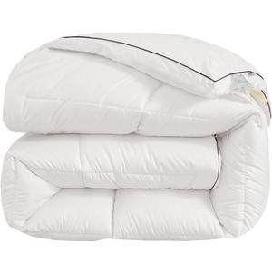 Lightweight Cotton Quilt Warm Solid Color Soft Comforter Easy Care Washable Quilt for Home Winter Fall Decoration(Color5,180x220CM(4KG)