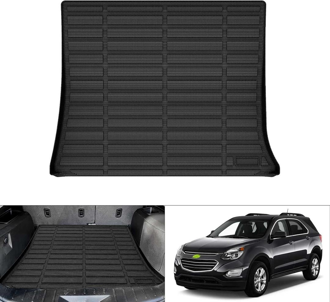 Cartist Custom Fit for Cargo Liner 2010-2017 Chevy Equinox/GMC Terrain All Weather Anti-Slip Rear Trunk Mat TPE Waterproof