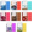 STRN Wax Melts, Lavender & Linen, Scented Soy Wax Cubes for Wax Warmers, Spring & Summer Scented Long-Lasting Home Fragrance Wax for Bedroom, Living Room, Office- 8 Packs