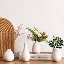Ceramic Bud Vases, White Mini Vase Set of 11, Small Pottery Vases for Flowers Mini Ceramic Vases for Pampas Grass Vase Bulk for Wedding Table Centerpieces Decoration Boho Home Decor DIY Gift