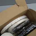 AIRE 175PCS White and Gold Paper Plates Party Supplies for 25 Guests Disposable Party Decorations Dinnerware Golden Dot Paper Plates Napkins Cups Gold Plastic Forks Knives Spoons for Wedding Birthday