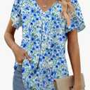 Alaster Queen Women’s 2025 Summer T Shirt Pleated Dress Short Sleeve Casual Swing Tunic Dress with Pockets Size 3XL