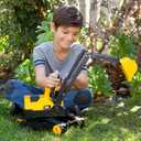 CAT Construction Toys, CAT Steel Construction Excavator - Heavy-Duty & Durable - Ergonomic Handles 3+ Years - Dig & Haul Dirt All Day Long!, 16"