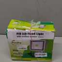 HANNAHONG 20W LED Motion Sensor Flood Light Plug in,PIR Induction Lamp,Dusk to Dawn Outdoor Auto ON/Off Spot,Security,Work Light,6500K Daylight,IP66 Waterproof,for Garage Yard Patio Porch Lighting